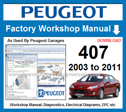 Peugeot 407 Workshop Repair Manual